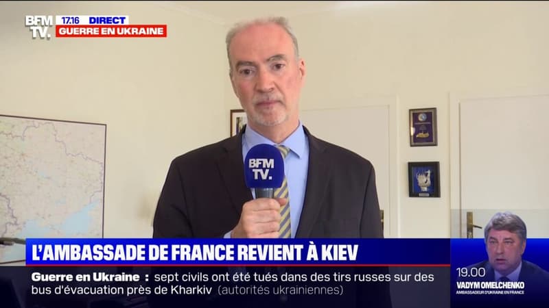 Retour de l'ambassade de France à Kiev: 