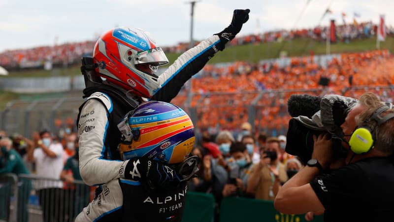 F1: le drôle de cadeau offert par Ocon à Alonso après sa victoire en Hongrie