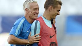 Didier Deschamps et Antoine Griezmann