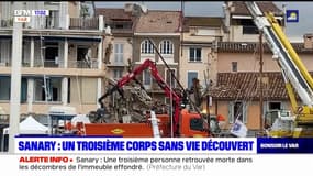 Immeuble effondré à Sanary-sur-Mer: un troisième corps découvert dans les décombres