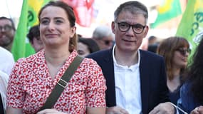 Olivier Faure et Marine Tondelier à Dunkerque le 1er mai 2025