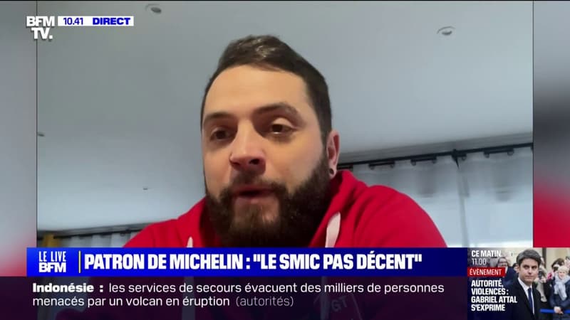 Aujourd'hui il y a des salariés Michelin qui sont payés au Smic, assure la CGT Michelin de Clermont-Ferrand 