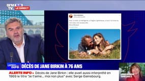 Décès de Jane Birkin: "Elle ne se prenait pas pour une star", raconte le journlaiste musical Jean-Pierre Pasqualini