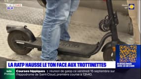 La RATP hausse le ton face aux trottinettes dans les transports