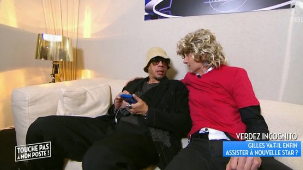 JoeyStarr et Gilles Verdez, quelques secondes avant le "drame"...