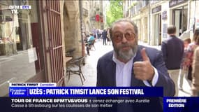Patrick Timsit lance son festival qui met en avant le seul en scène à Uzès dans le Gard