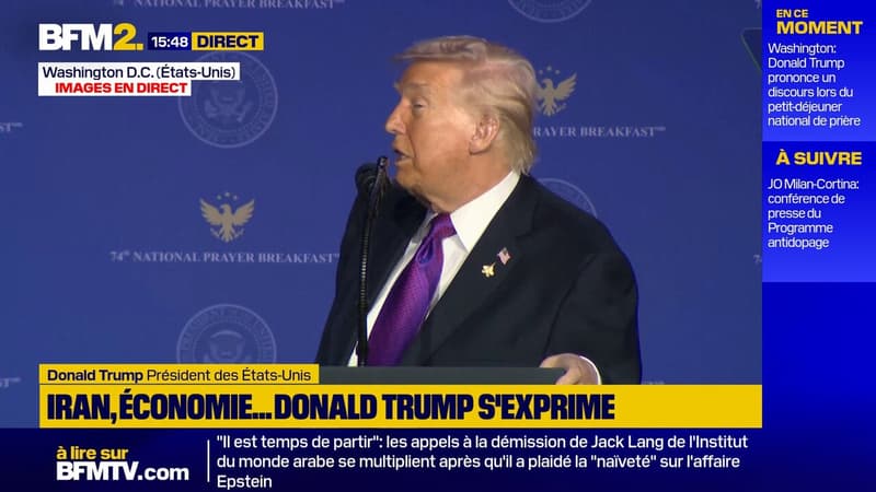 Iran: "Ils sont en pleine négociation. Ils ne veulent pas qu'on les attaque", déclare Donald Trump