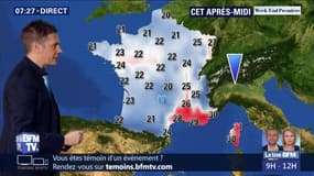 Pluies et températures en forte baisse: la météo de ce samedi