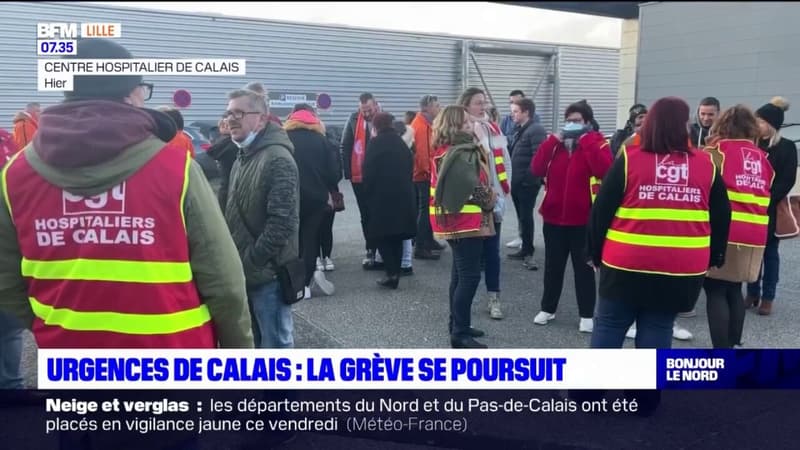 Urgences de Calais: la grève se poursuit