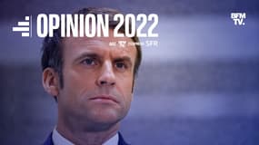 Emmanuel Macron le 4 décembre 2021 à Jeddah en Arabie Saoudite.