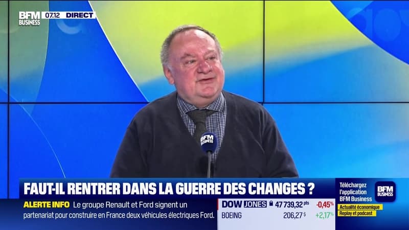 Emmanuel Lechypre face à Jean-Marc Daniel : Faut-il rentrer dans la guerre des changes ? - 09/12