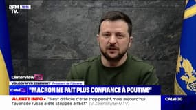 Guerre en Ukraine: pour Volodymyr Zelensky, Emmanuel Macron a "compris" que Vladimir Poutine "l'a trompé personnellement"