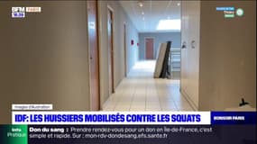 Île-de-France: les huissiers de justice mobilisés contre les squats