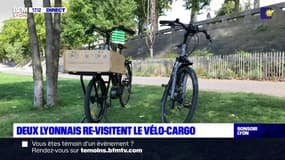 Deux Lyonnais re-visitent le vélo-cargo