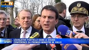 Manuel Valls appelle au rassemblement derrière Frédéric Barbier pour le 2e tour dans le Doubs, dimanche 8 février 2015