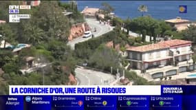 Alpes-Maritimes: les dangers de la route de la Corniche d'Or
