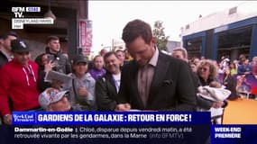 Les "Gardiens de la Galaxie" se sont arrêtés en France pour l'avant-première européenne du troisième film de la franchise