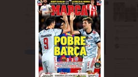 "Pauvre Barça", titre Marca