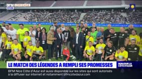 Nice: 8000 spectateurs pour le match des légendes à l'Allianz Riviera