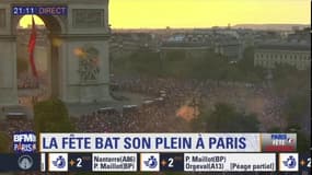 Coupe du monde: écoutez les Parisiens exulter de joie place de l'Etoile