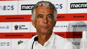 Le président de l'OGC Nice Jean-Pierre Rivère, à Nice le 29 juin 2021