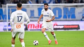 Samuel Gigot lors d'OM-Toulouse