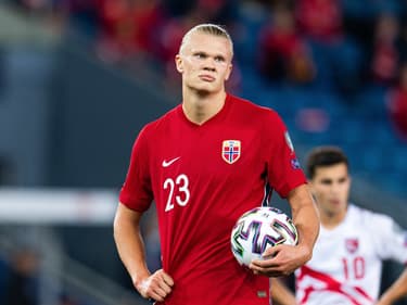 Erling Haaland, à Oslo le 7 septembre 2021