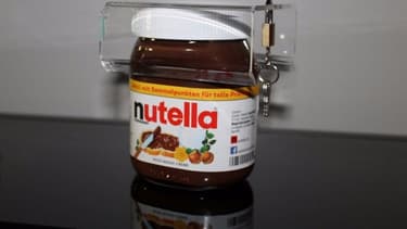 Voici le cadenas à Nutella, fourni avec deux clés sur eBay.