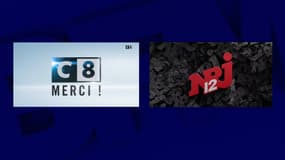 Les dernières images des chaînes C8 et NRJ 12.