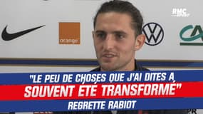 Equipe de France : "Le peu de choses que j'ai dites a souvent été déformé" regrette Rabiot
