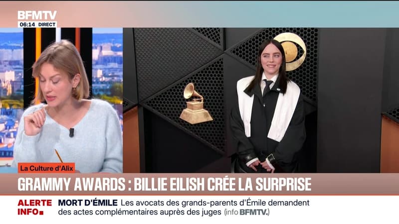 Grammy Awards : Billie Eilish crée la surprise - 02/02
