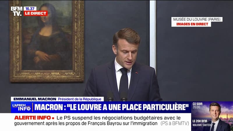 Restauration du Louvre: Emmanuel Macron annonce un projet 