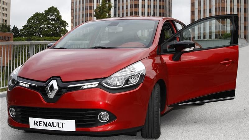 La nouvelle Renault Clio présentée au siège social du constructeur à Boulogne Billancourt, près de Paris. Le syndicat CFDT du groupe Renault dit craindre que la restructuration annoncée jeudi par PSA Peugeot Citroën ne serve d'alibi à la direction du grou