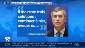 Cahuzac: un mensonge et des larmes