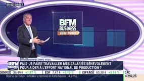 Peut-on faire travailler ses salariés bénévolement pour aider à l'effort national de production? 