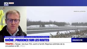Neige dans le Rhône: Vinci Autoroutes appelle à se montrer vigilant