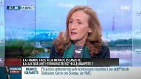 La justice anti-terroriste est-elle adaptée face à la menace islamiste? Nicole Belloubet, ministre de la Justice, était sur RMC