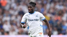 L'Anglais Jonathan Rowe avec l'OM contre Reims en Ligue 1, le 25 août 2024