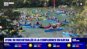 Lyon : de Rochetaillée à la Confluence en kayak