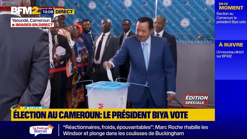 Élection présidentielle au Cameroun: au tour du président Paul Biya de voter