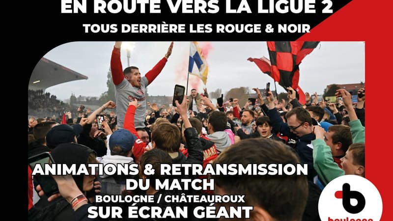 Un écran géant sera installé sur la place Daton pour le match USBCO-Châteauroux, ce vendredi 16 mai.