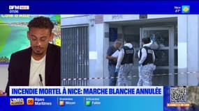 Incendie mortel à Nice: la marche blanche prévue ce mercredi annulée