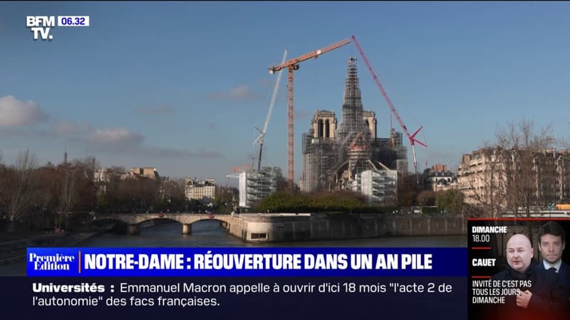 Emmanuel Macron se rend ce vendredi sur le chantier le Notre-Dame, à un an de sa réouverture