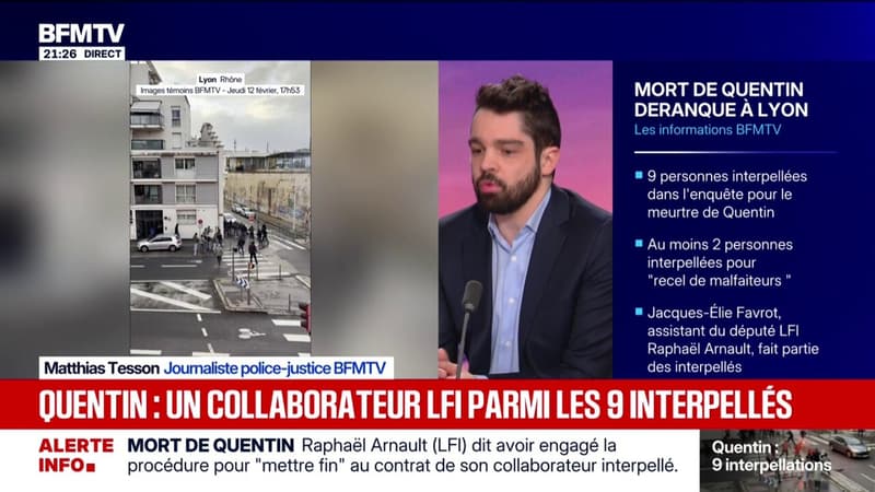 Mort de Quentin à Lyon: au moins 9 personnes interpellées