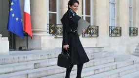 La ministre de l'Education nationale, Najat Vallaud-Belkacem, le 20 janvier 2016 à l'Elysée, à Paris