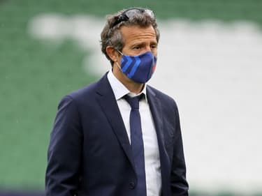 Le sélectionneur du XV de France, Fabien Galthié, avant le match du Tournoi des six Nations face à l'Irlande, à Dublin, le 14 février2021