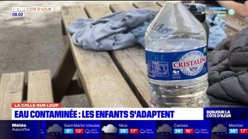 Contamination de l'eau à La Colle-sur-Loup: les enfants s'adaptent