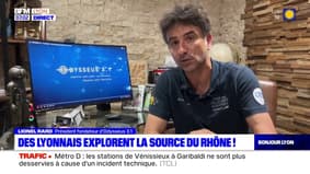Des Lyonnais explorent la source du Rhône