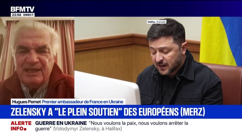 Rencontre entre Trump et Zelensky: "Le président ukrainien lutte sur deux fronts", explique Hugues Pernet, premier ambassadeur de France en Ukraine