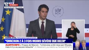 Gabriel Attal annonce que "l'état d'urgence sanitaire" a été décrété en Guadeloupe, Guyane, à Mayotte, Saint-Martin et Saint-Barthélemy